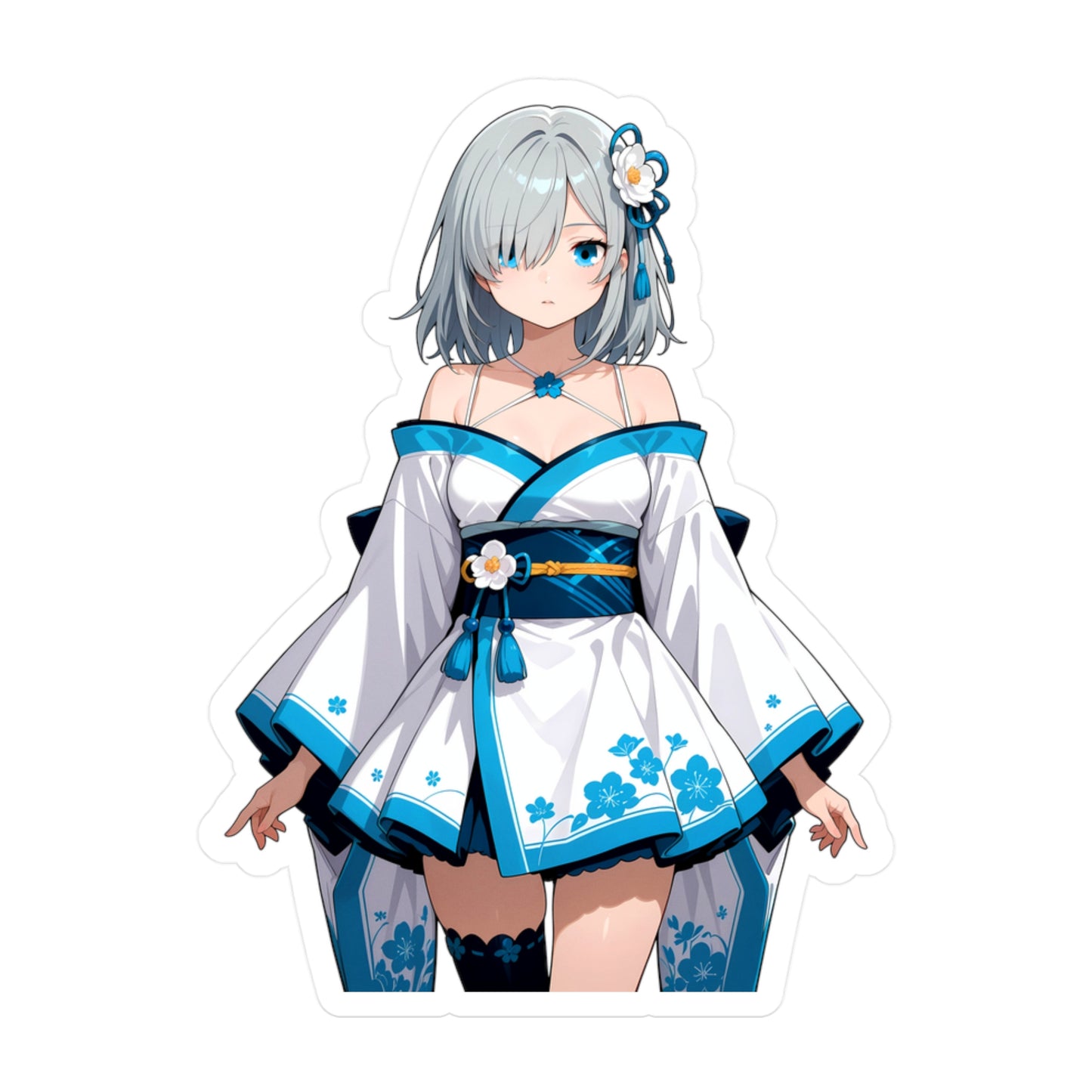 Ren Isuzu002 - Anime Waifu DieCut Stickers