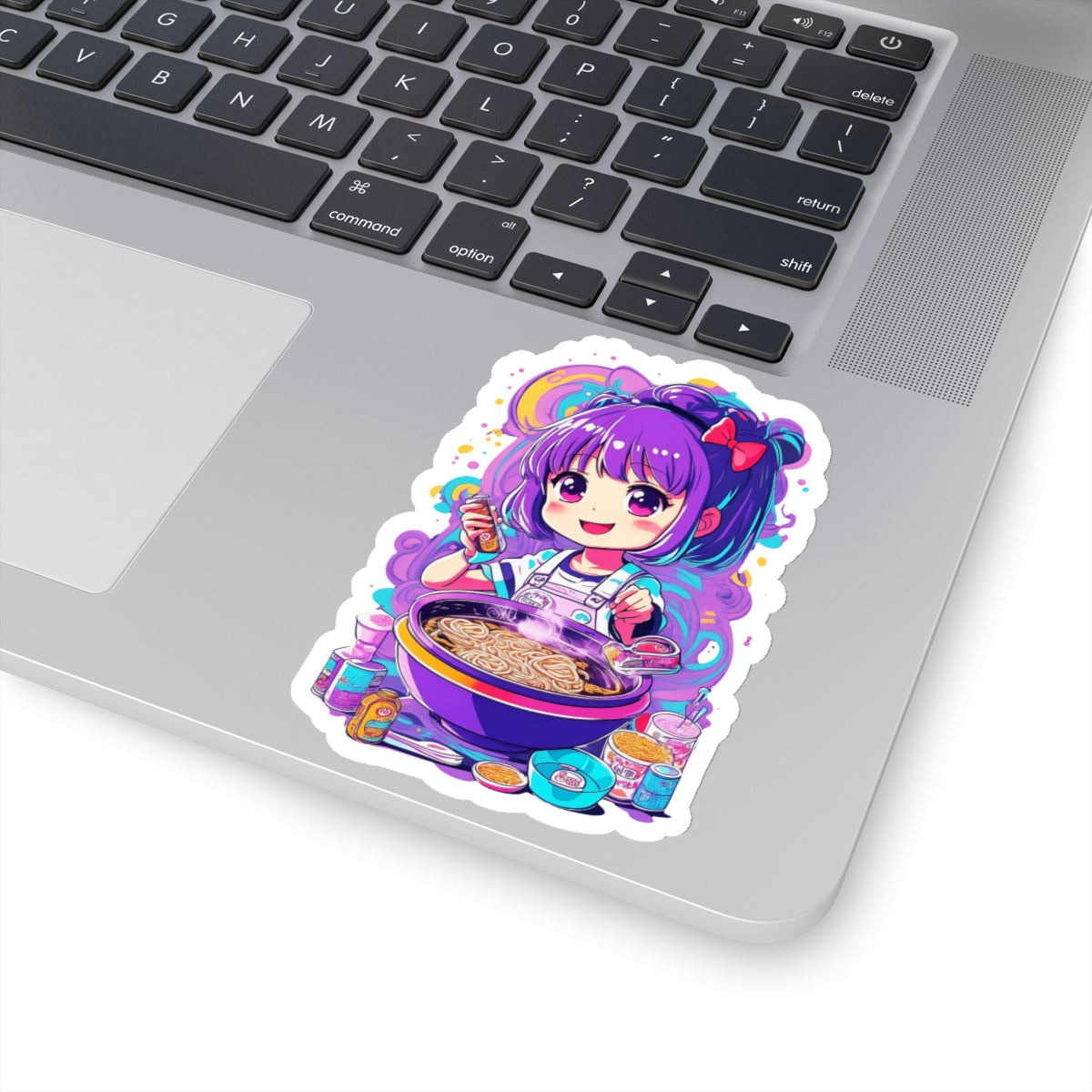 Noodle Girl 002 Kiss-Cut Stickers
