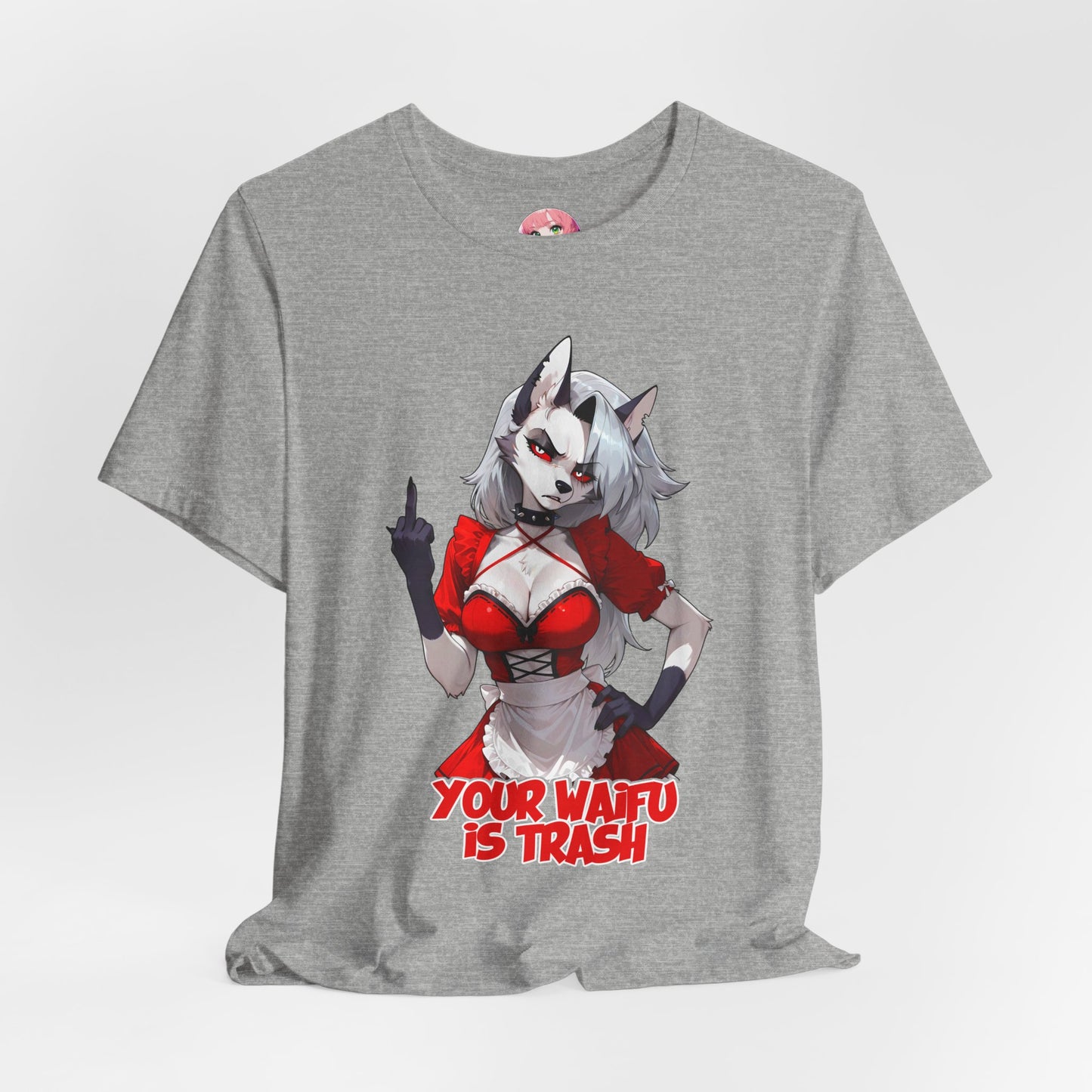 “Your Waifu Is Trash” - Loona Anime - Helluva Boss Inspired Graphic Tee - AdehnoryGifts