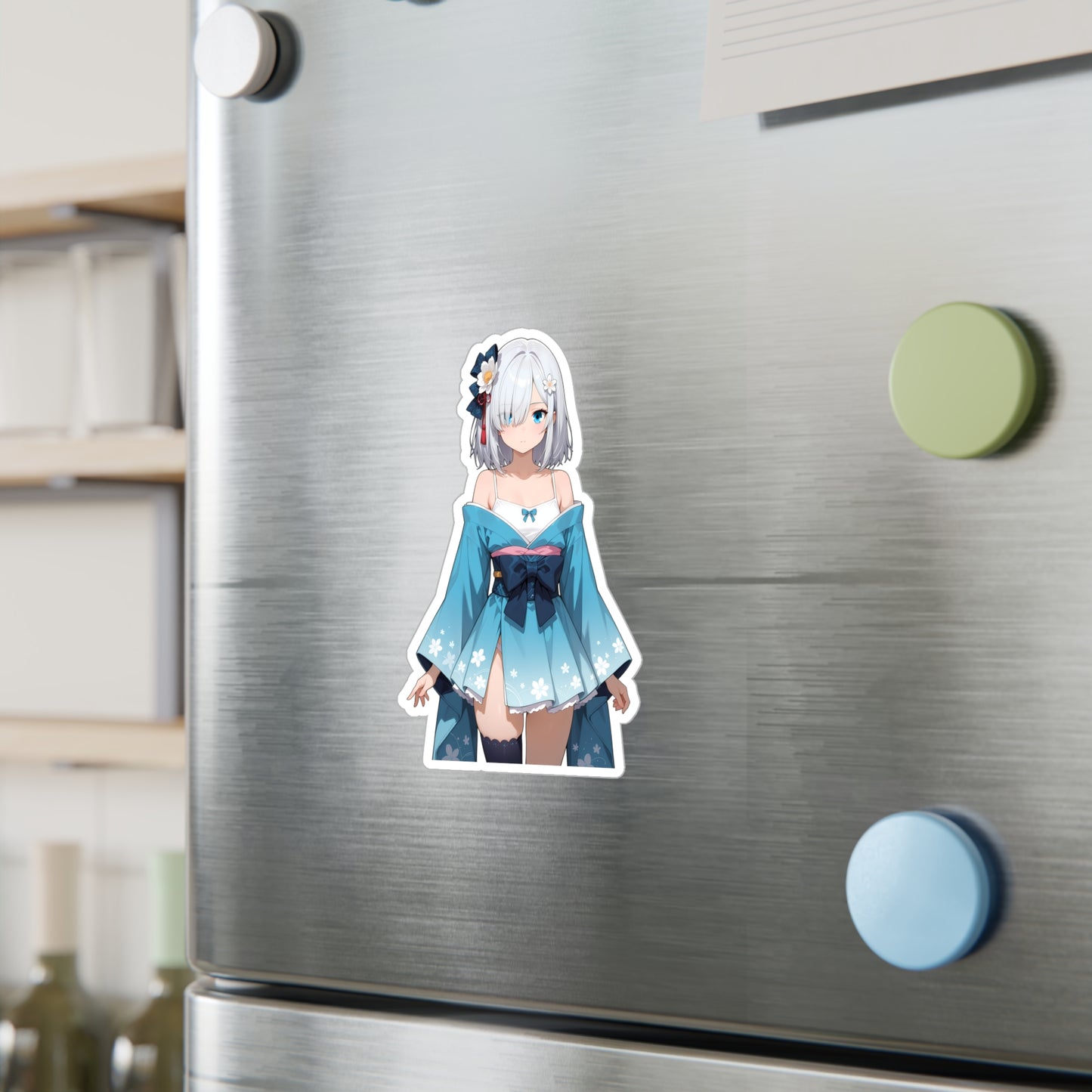 Ren Isuzu001 - Anime Waifu DieCut Stickers