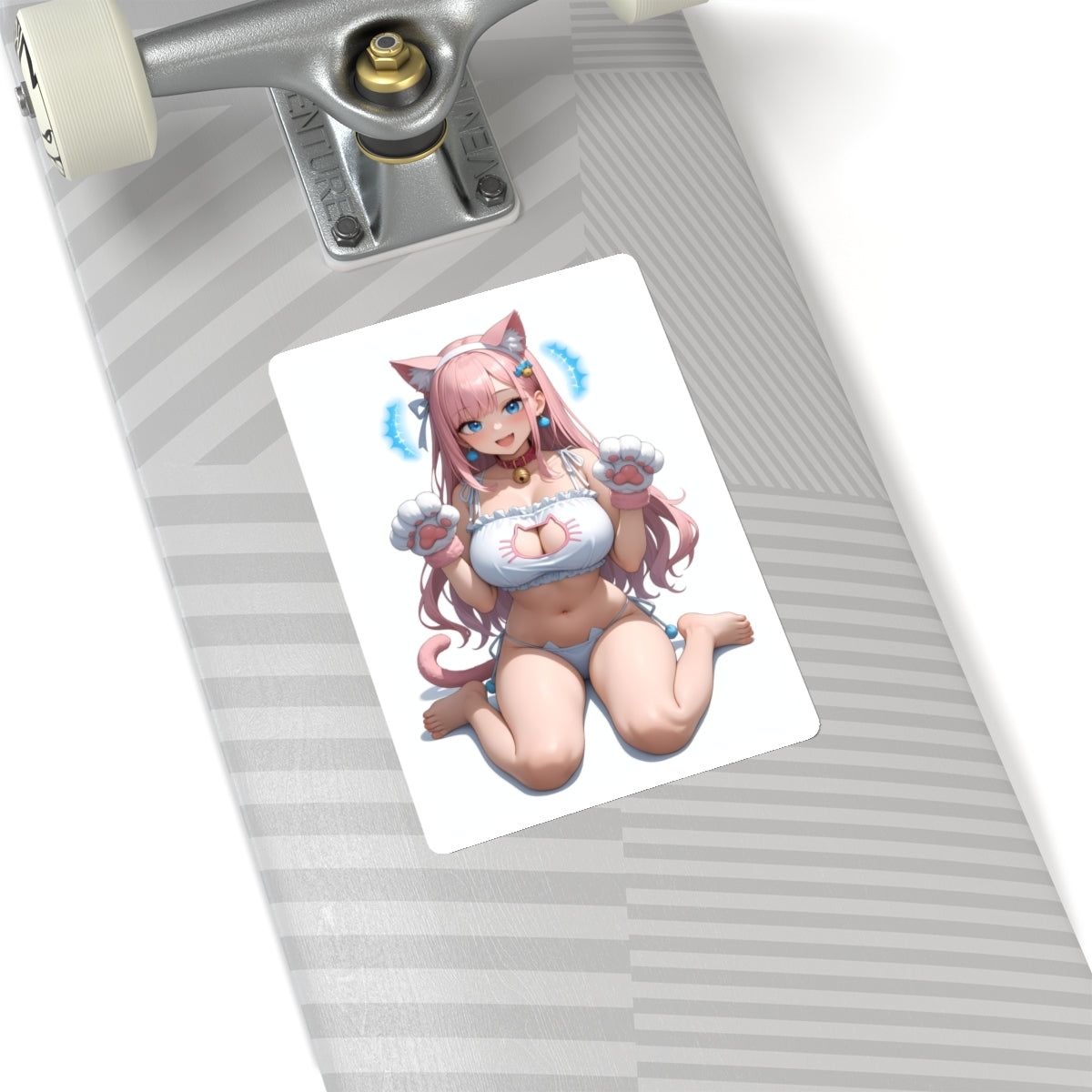 Anime Neko Girl Stickers-1244 - Kiss-Cut Stickers