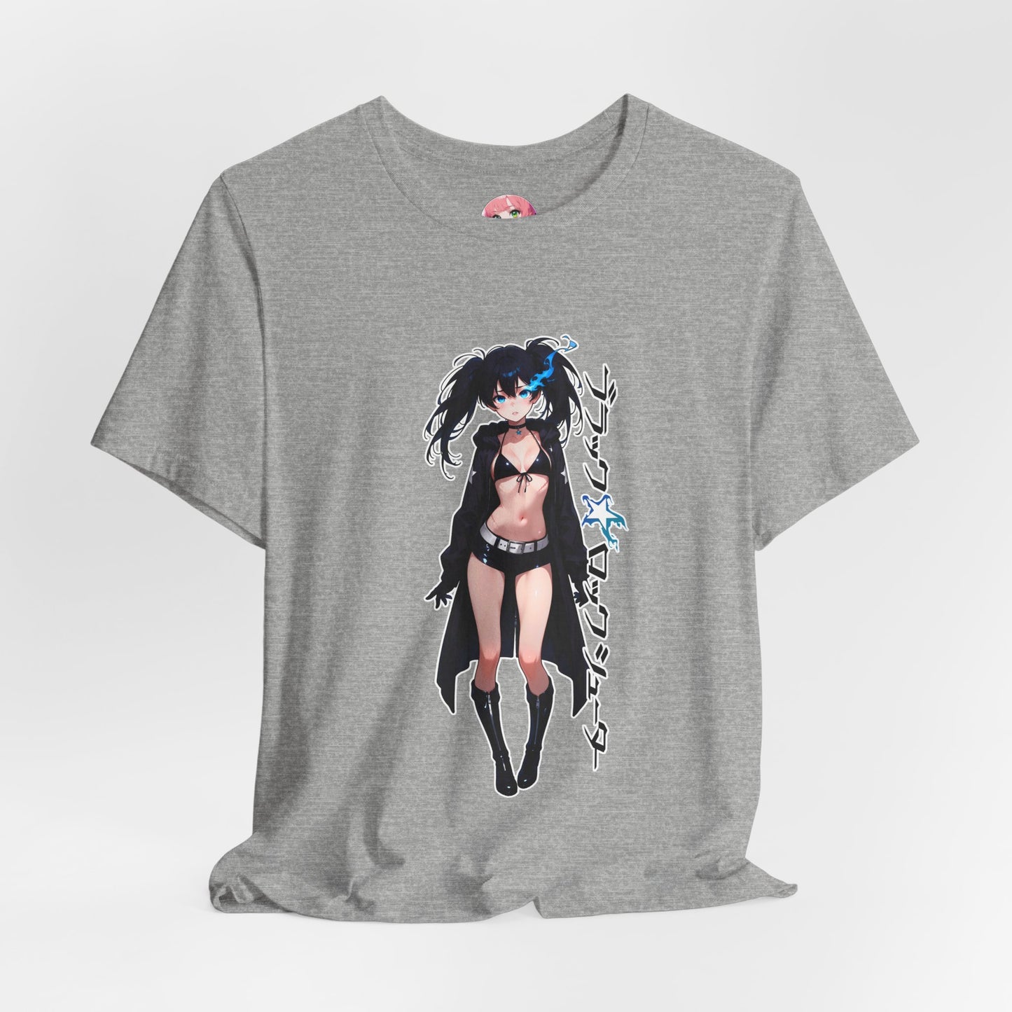 Black Rock Shooter001 T-Shirt – Black Rock Shooter Inspired Anime Graphic Tee