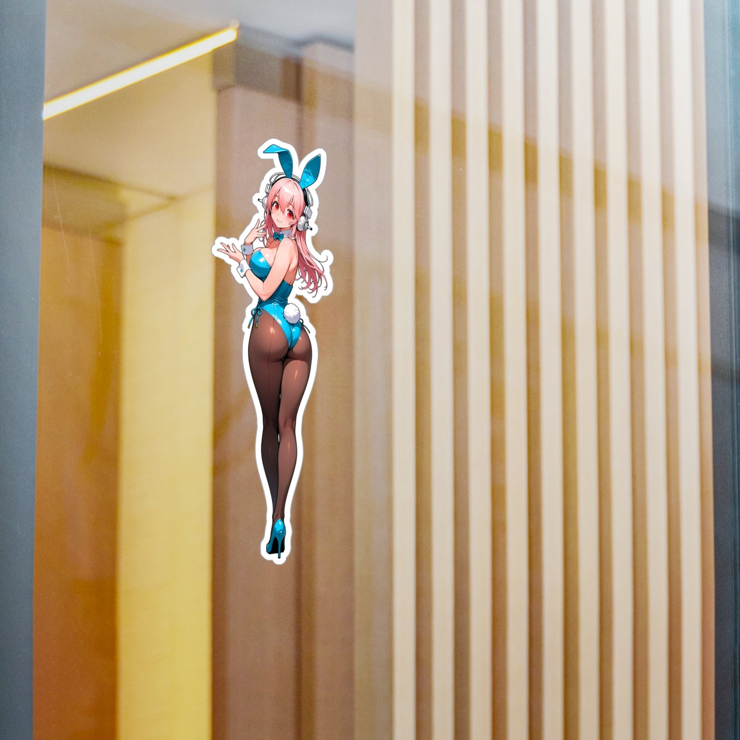 Bunny Girl-Super Sonic002  Vinyl Sticker - Kiss-Cut Vinyl Decals - AdehnoryGifts