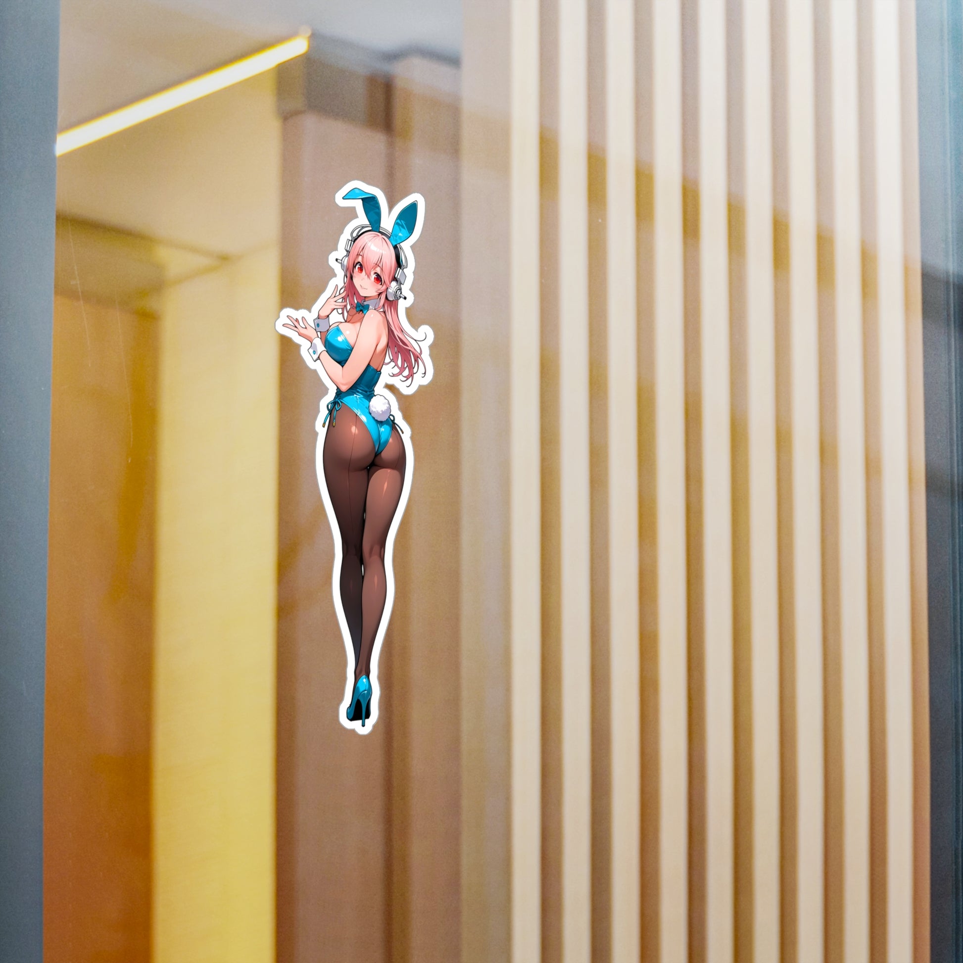 Bunny Girl-Super Sonic002  Vinyl Sticker - Kiss-Cut Vinyl Decals - AdehnoryGifts
