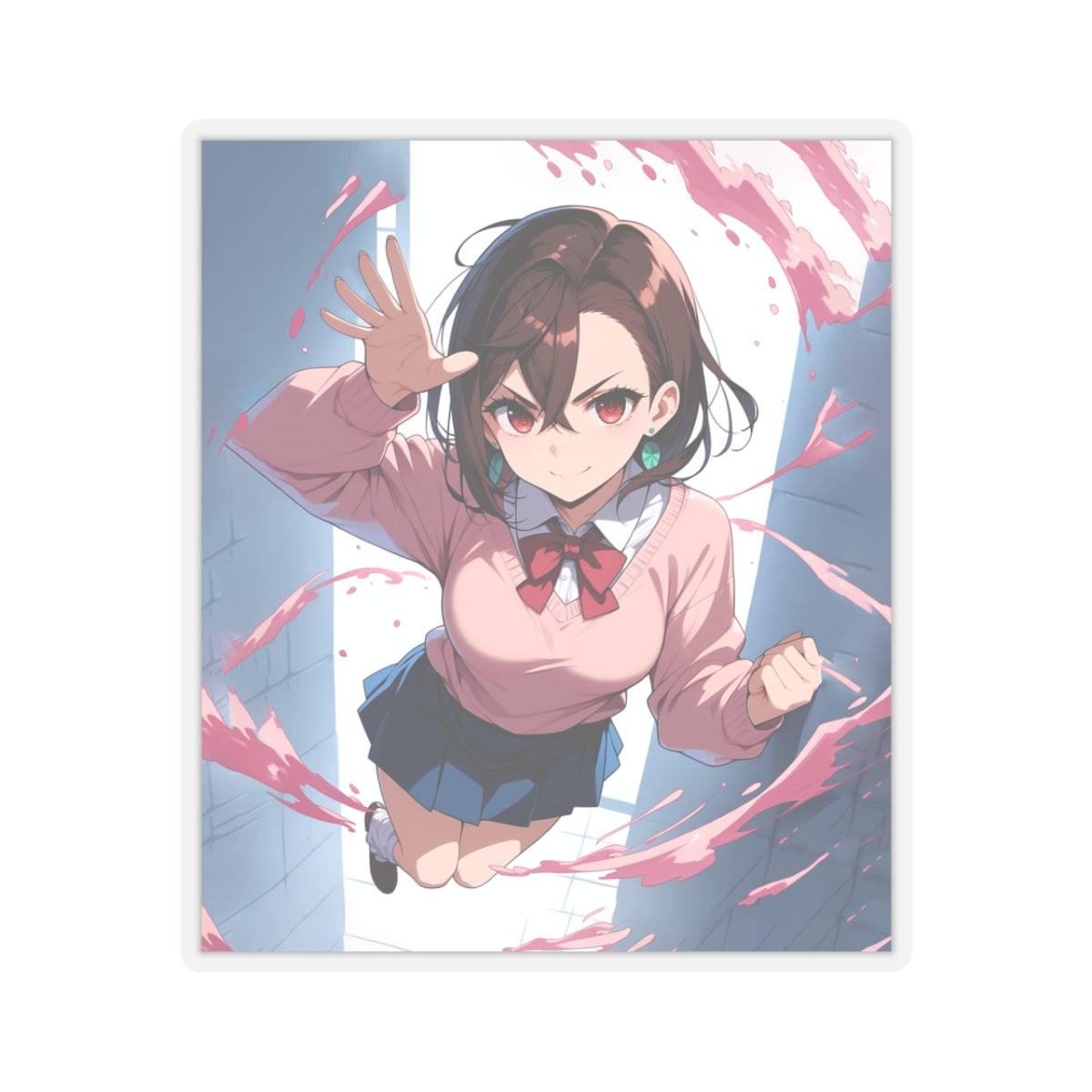 Momo Ayase - Anime Stickers-1179 - Kiss-Cut Stickers