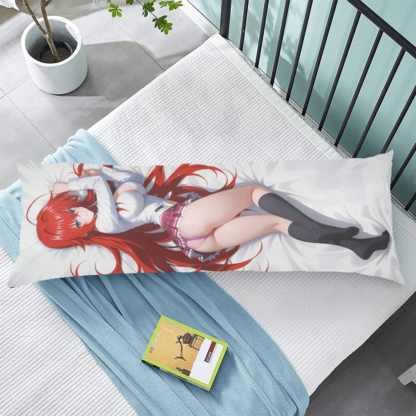 Rias Gremory - Daki0044 Body Pillow Case 20" x 54" (Two Sides)