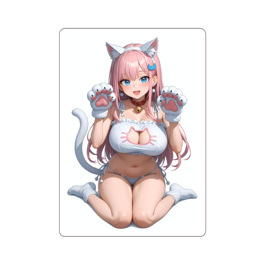 Anime Neko Girl Stickers-1242 - Kiss-Cut Stickers