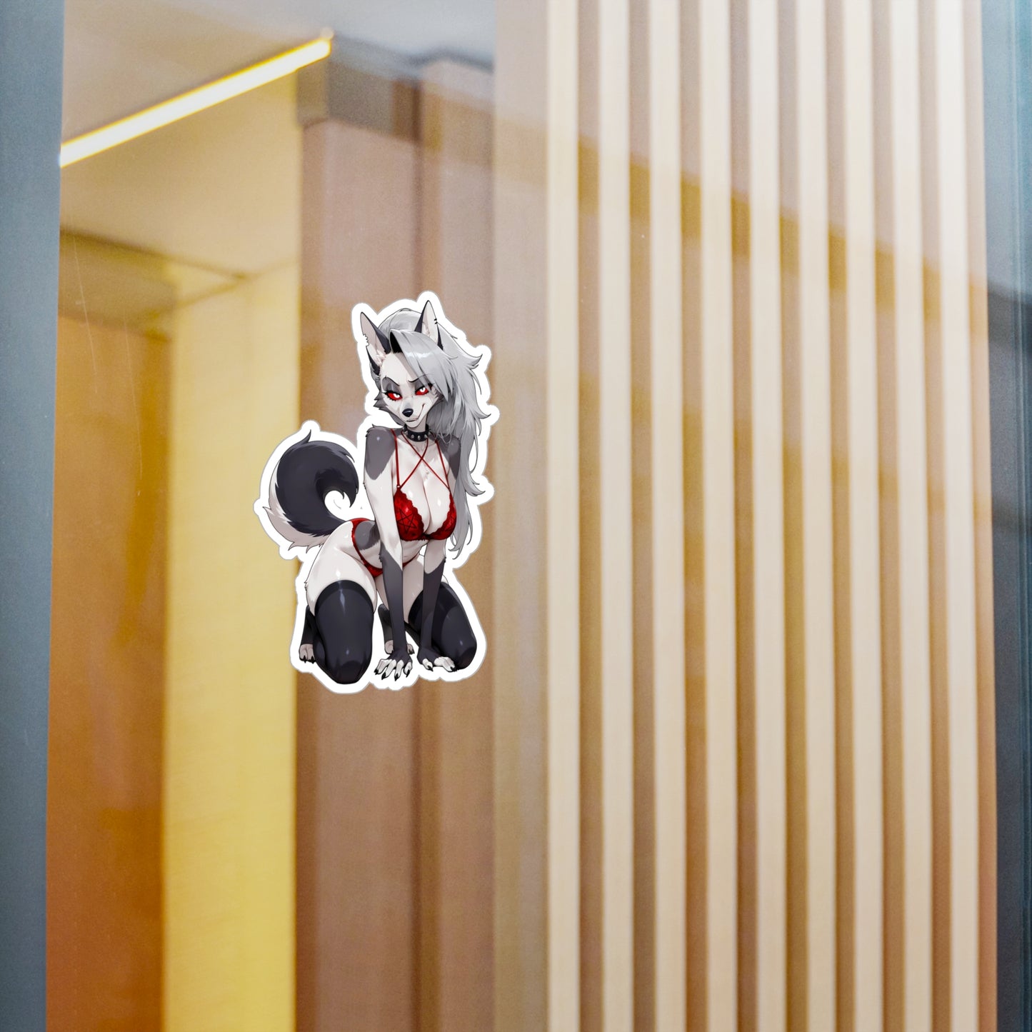 Loona Lingerie001 - Hellhound Die Cut Sticker