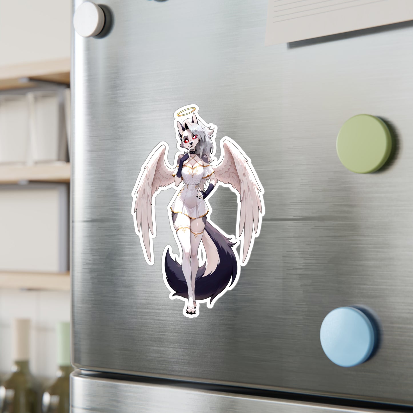 Loona Angel001 - Anime Waifu DieCut Stickers