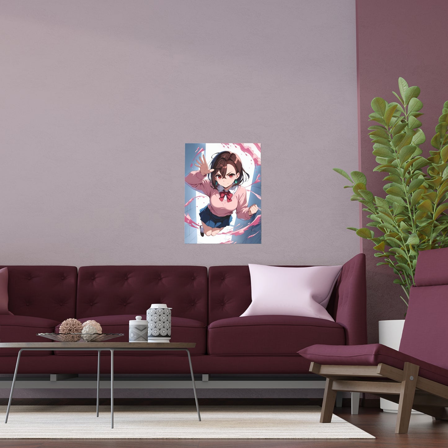 Momo Ayase - DanDaDan - Indoor and Outdoor Silk Posters