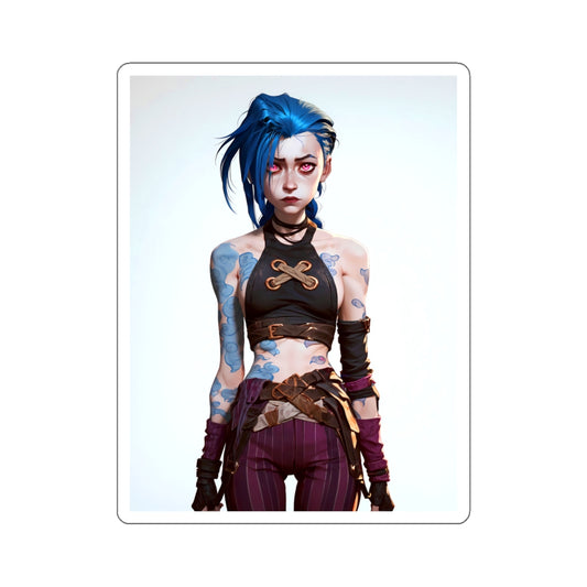 Jinx - Arcane - Anime Stickers-1189 - Kiss-Cut Stickers