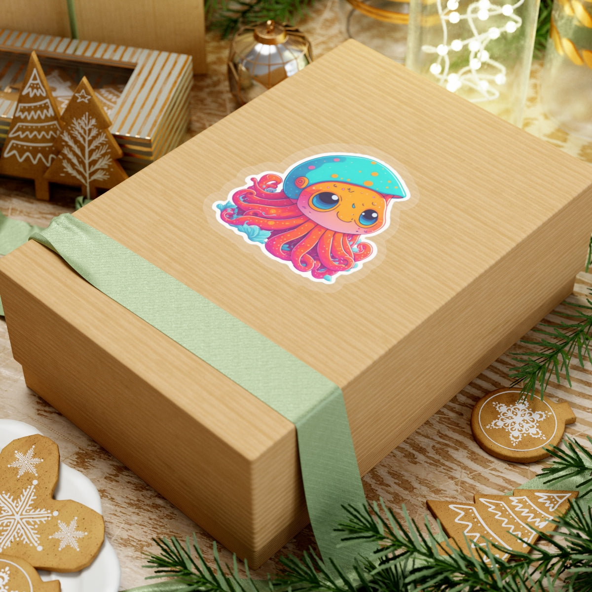 Octopuss 001 Kiss-Cut Stickers