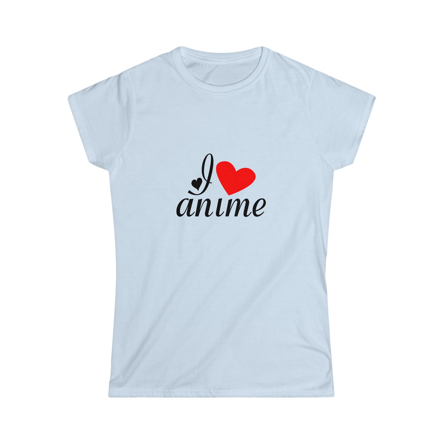 I <3 Anime Women's Softstyle Tee001