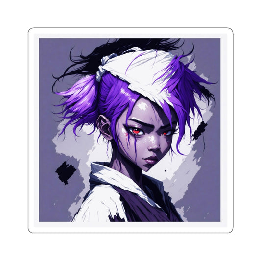 Circle Samurai Stickers004 - Kiss-Cut Stickers
