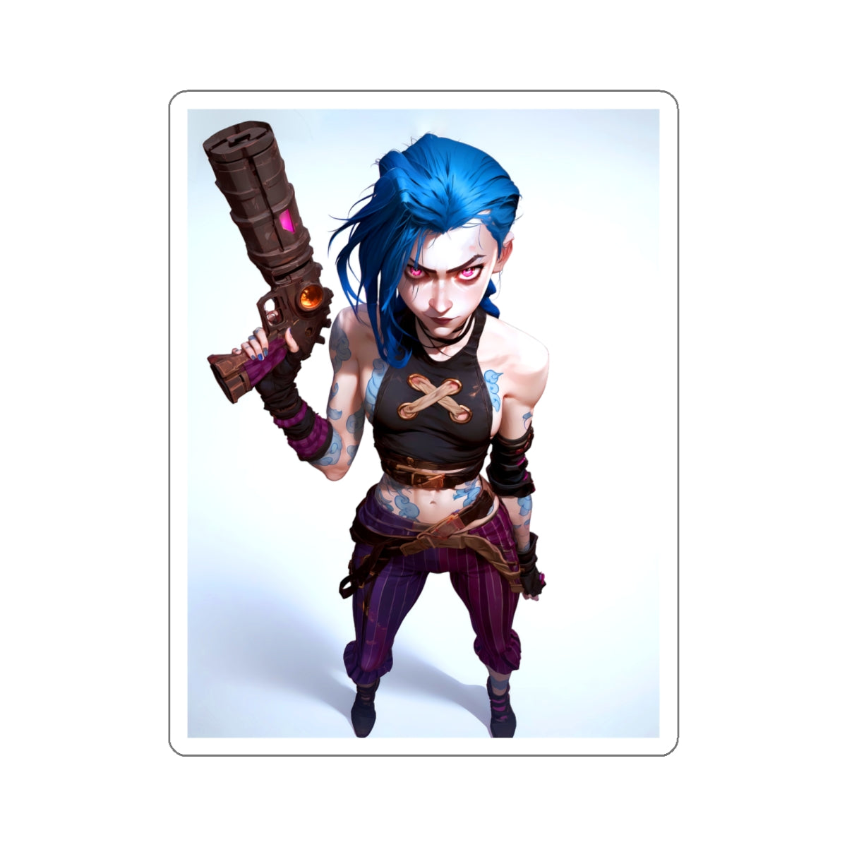 Jinx - Arcane - Anime Stickers-1204 - Kiss-Cut Stickers