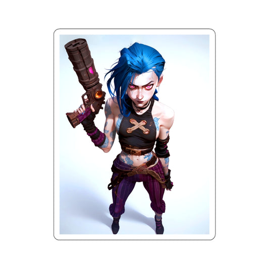 Jinx - Arcane - Anime Stickers-1204 - Kiss-Cut Stickers