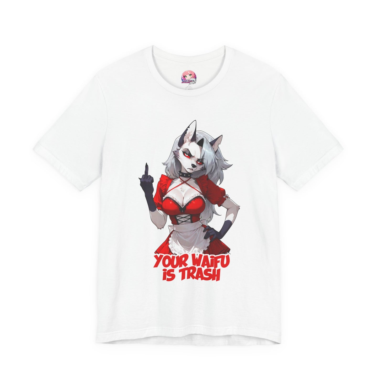 “Your Waifu Is Trash” - Loona Anime - Helluva Boss Inspired Graphic Tee - AdehnoryGifts