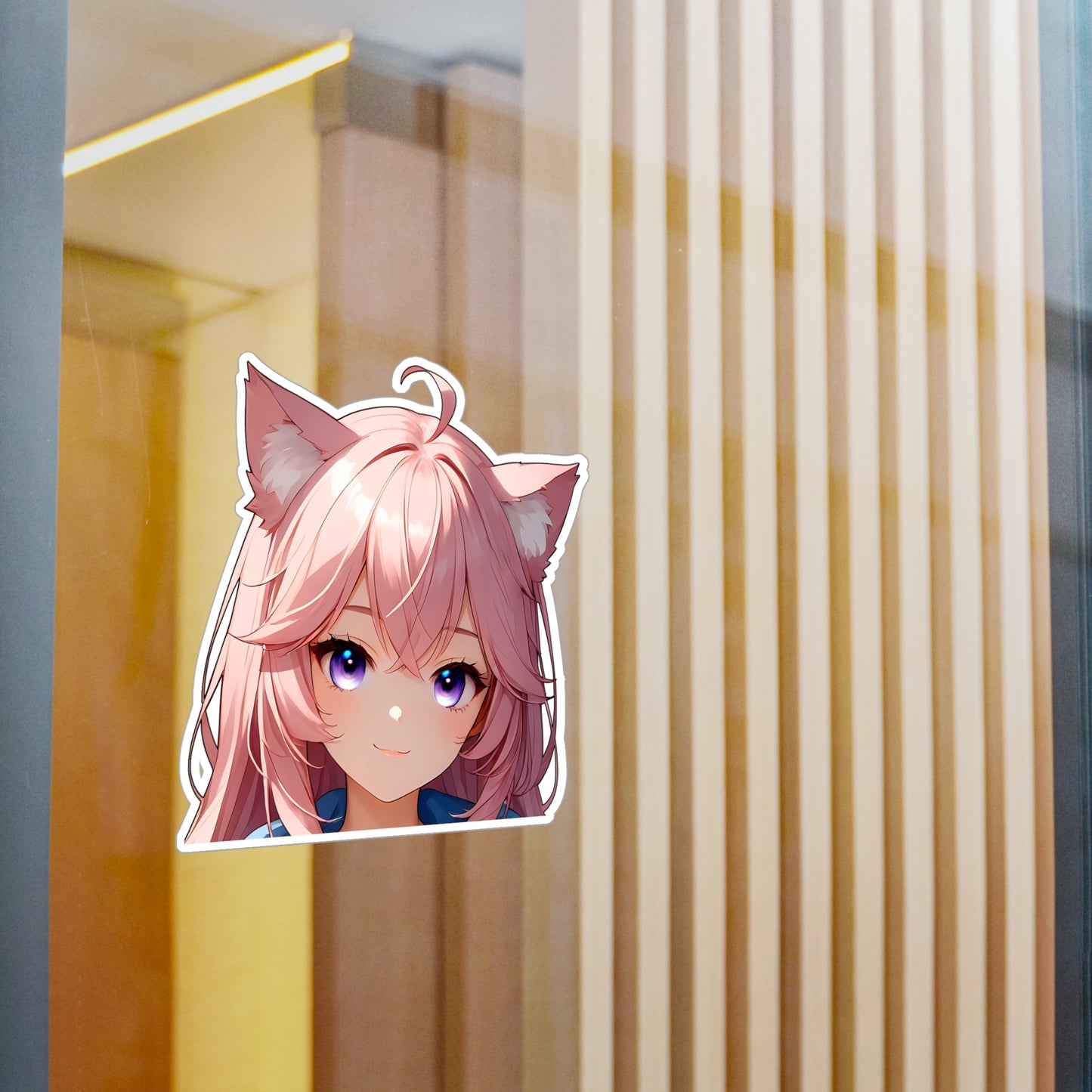 Nyatasha001 - Peeker - Kiss-Cut Vinyl Decals