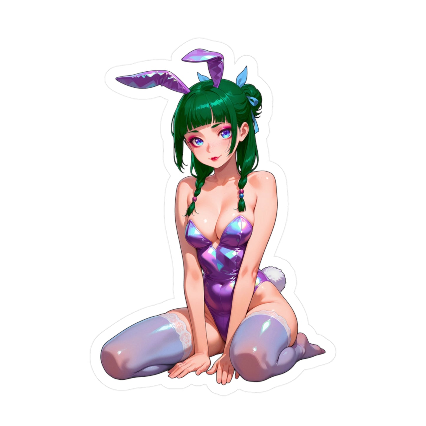 Bunny Girl-MaoMao003  Vinyl Sticker - Kiss-Cut Vinyl Decals - AdehnoryGifts