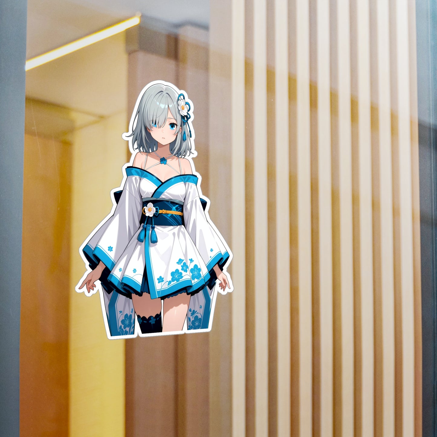 Ren Isuzu002 - Anime Waifu DieCut Stickers