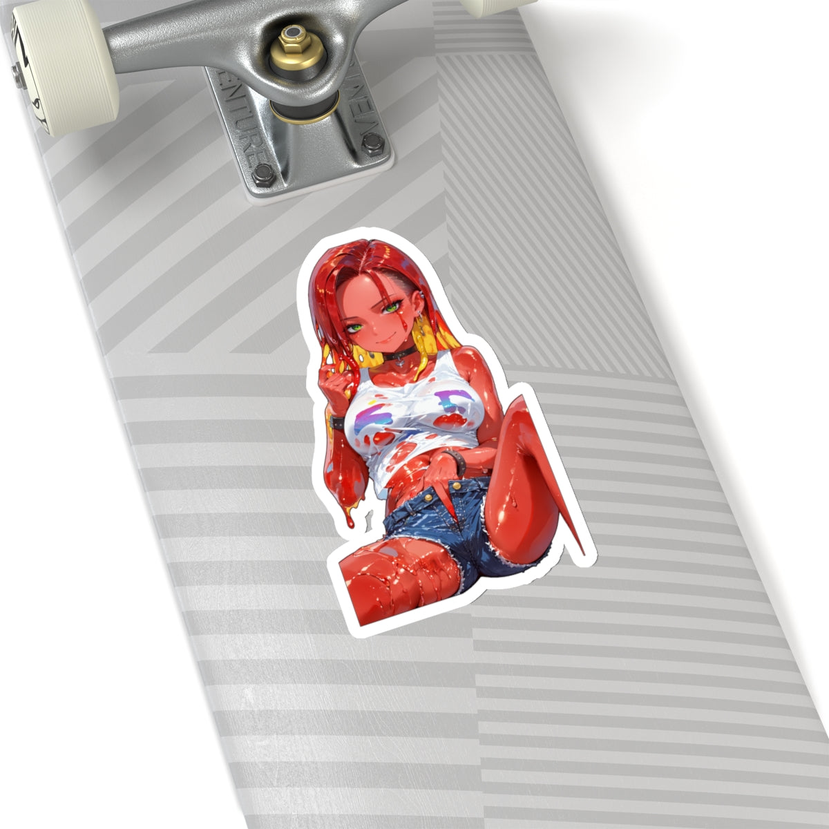 Window Decals043 - Slime Girl028 - Kiss-Cut Stickers