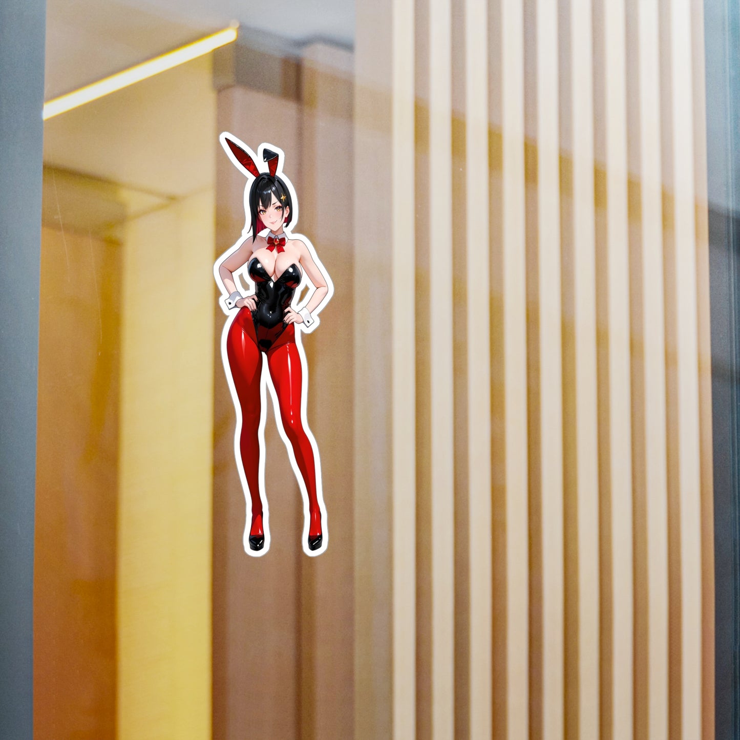 Bunny Girl-005  Vinyl Sticker - Kiss-Cut Vinyl Decals - AdehnoryGifts
