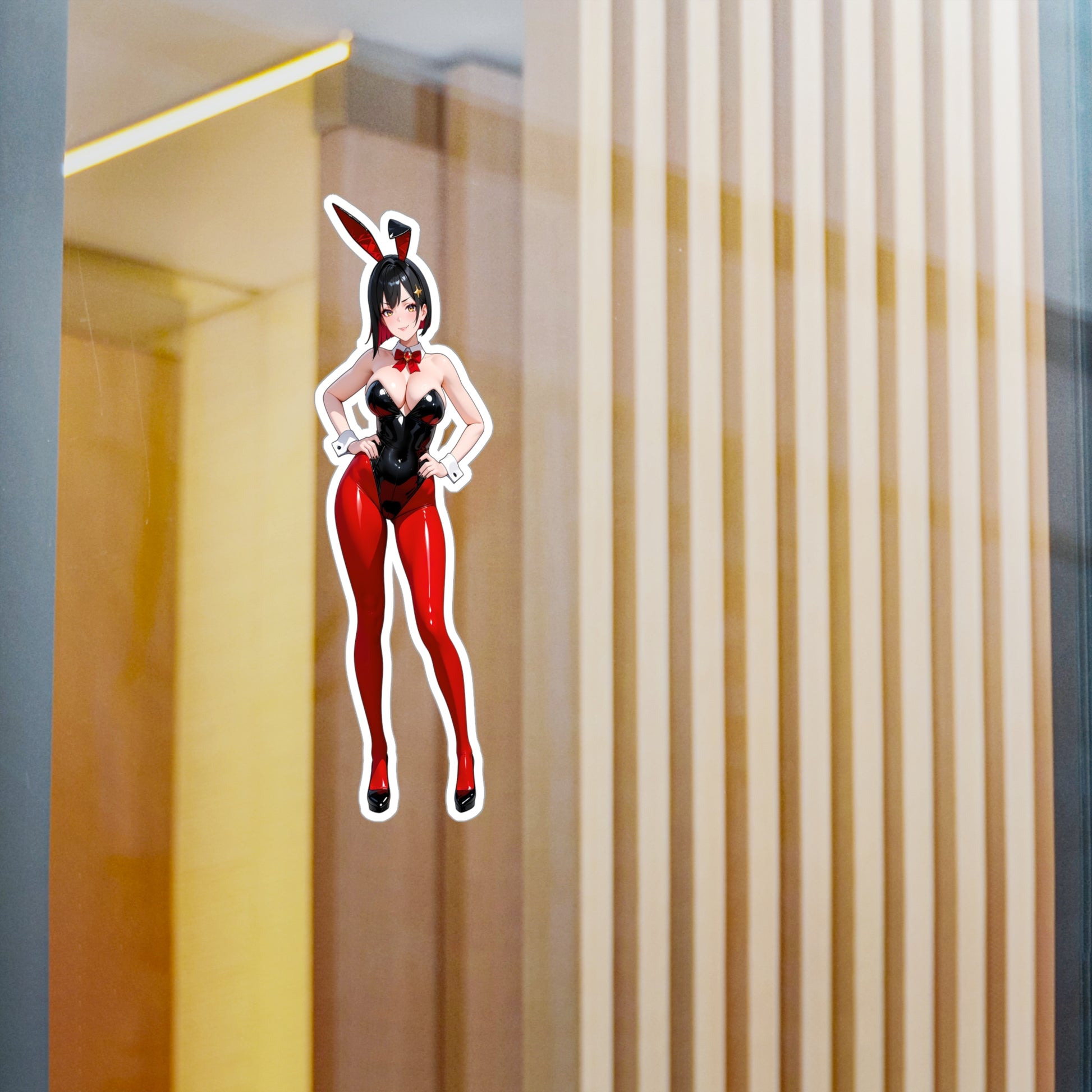 Bunny Girl-005  Vinyl Sticker - Kiss-Cut Vinyl Decals - AdehnoryGifts