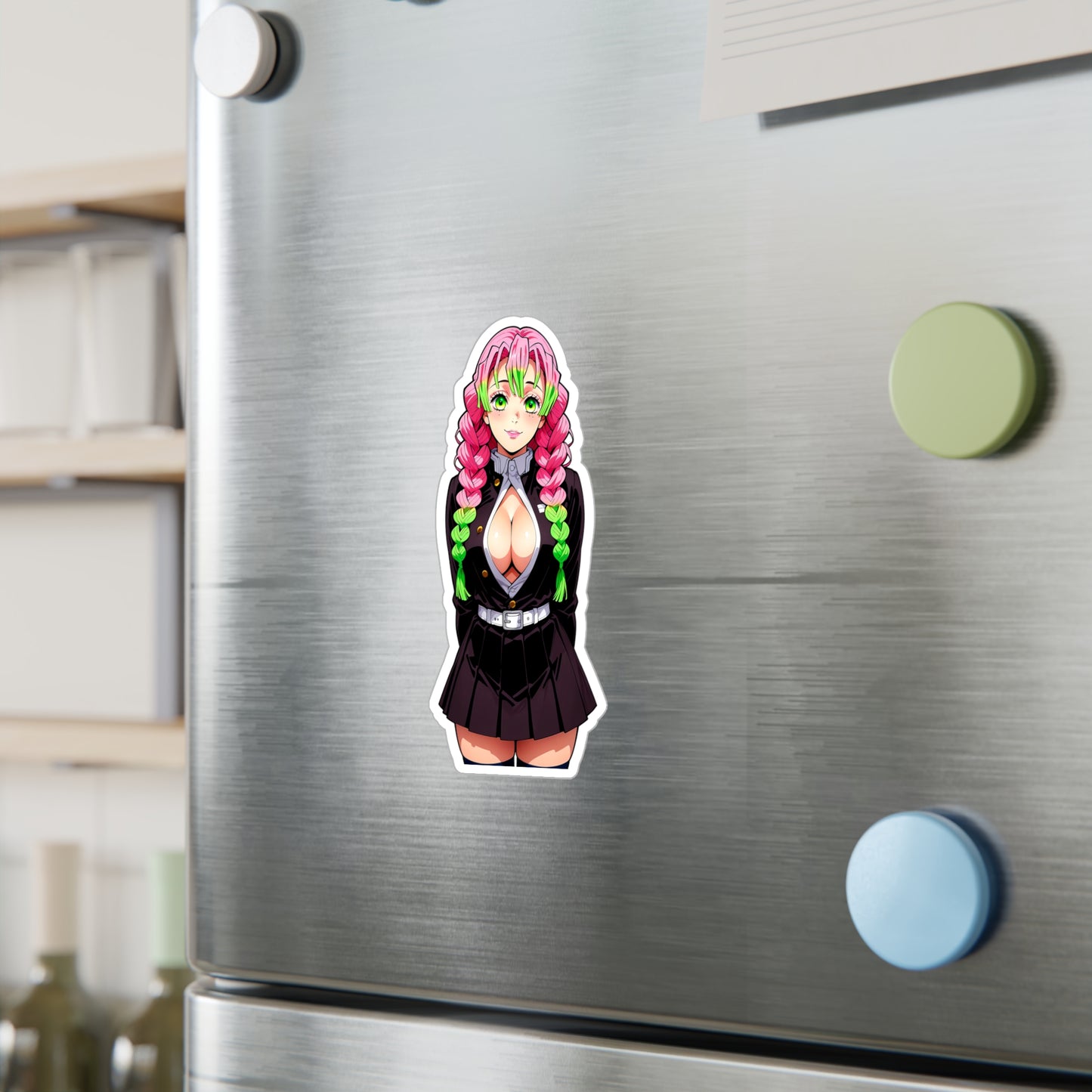 Mitsuri Kanroji - Demon Slayer Waifu - Kiss-Cut Vinyl Decals