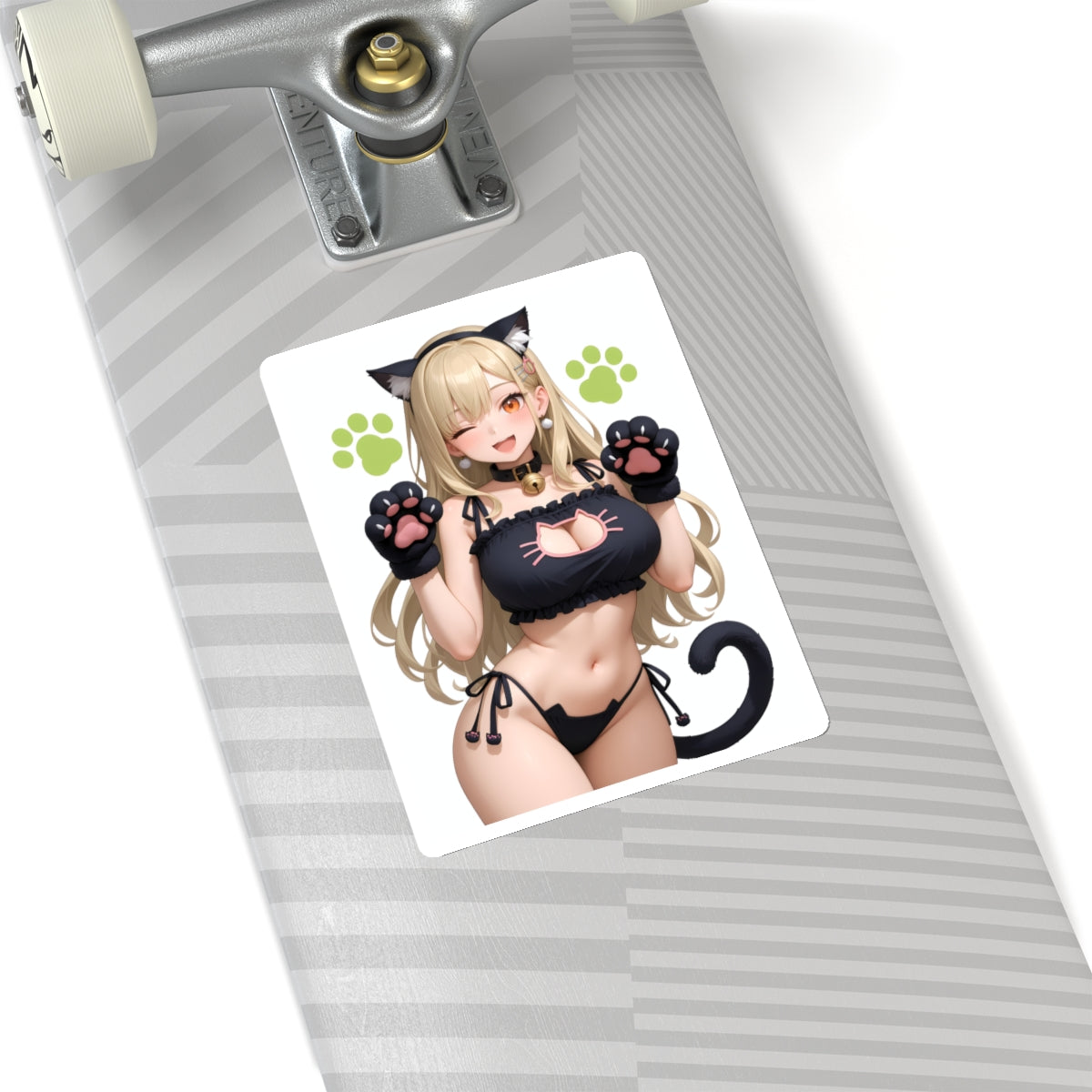 Anime Neko Girl Stickers-1237 - Kiss-Cut Stickers