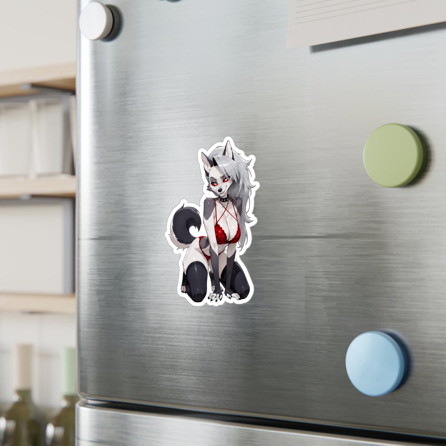Loona Lingerie001 - Hellhound Die Cut Sticker