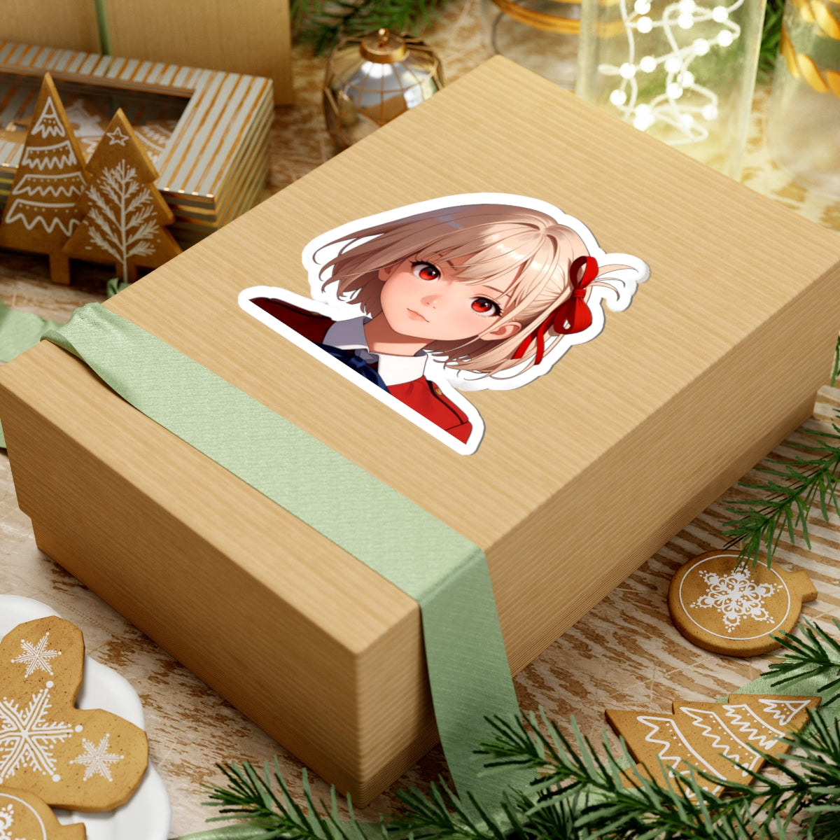 Anime Peeker Stickers021 - Chisato Nishikigi Lycoris Recoil