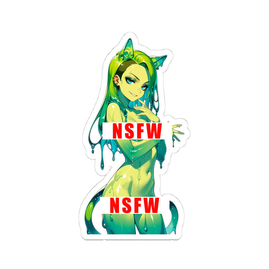 Window Decals1375 - Slime Girl - NSFW - Kiss-Cut Stickers