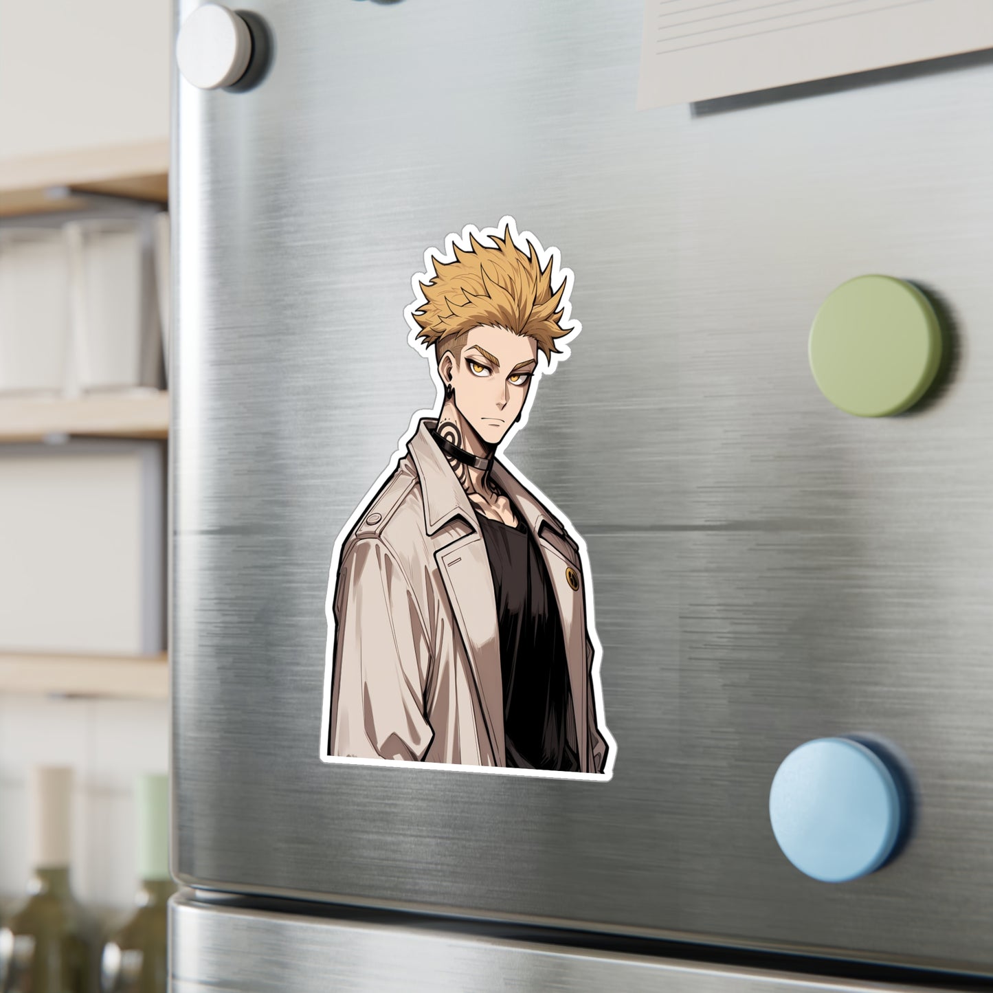 Enjin002 - Anime Husbando DieCut Stickers