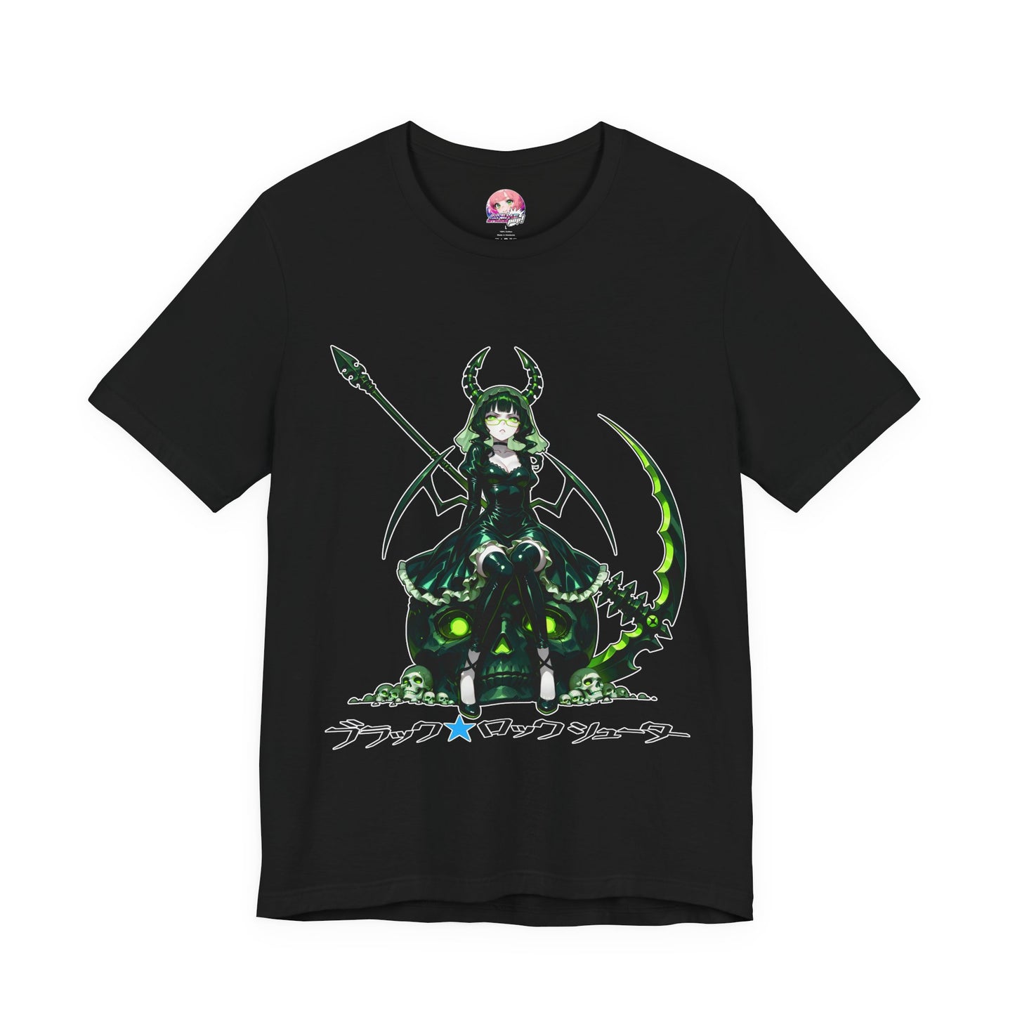 DeadMaster001 T-Shirt –  Black Rock Shooter Inspired Anime Graphic Tee