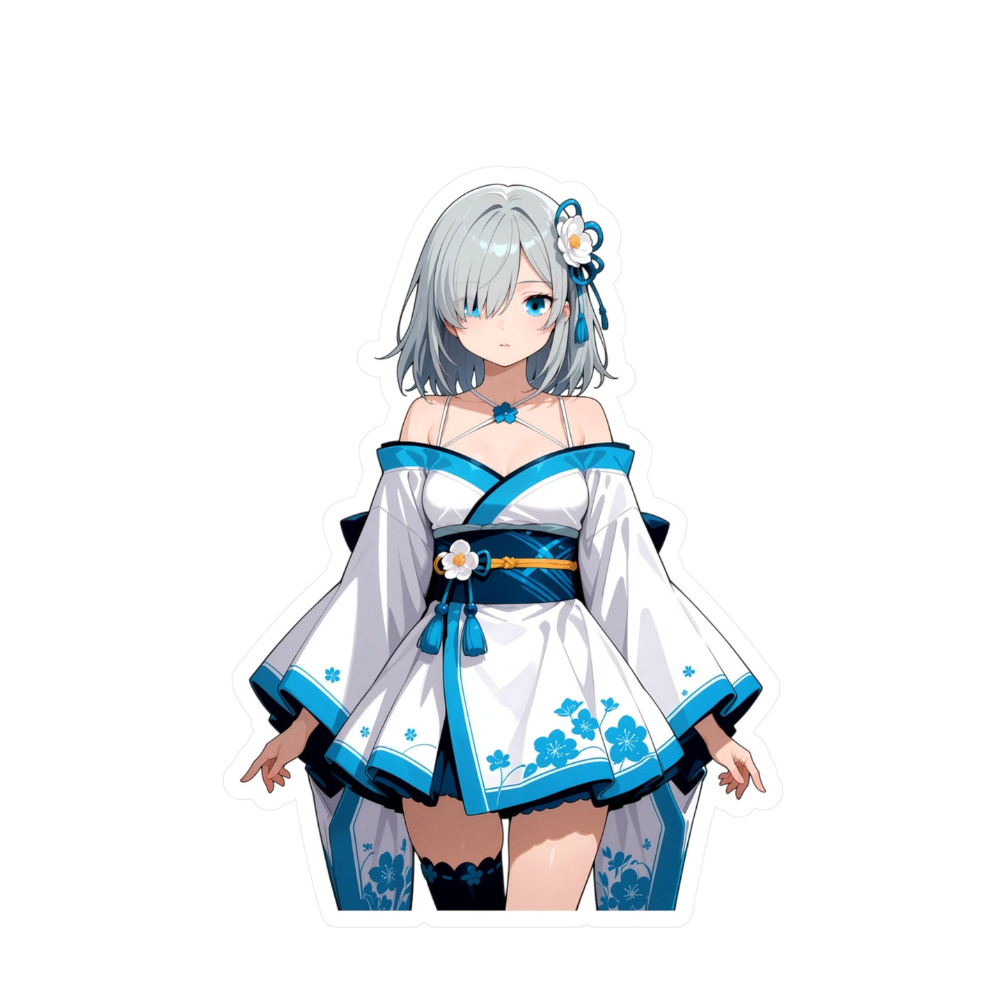 Ren Isuzu002 - Anime Waifu DieCut Stickers