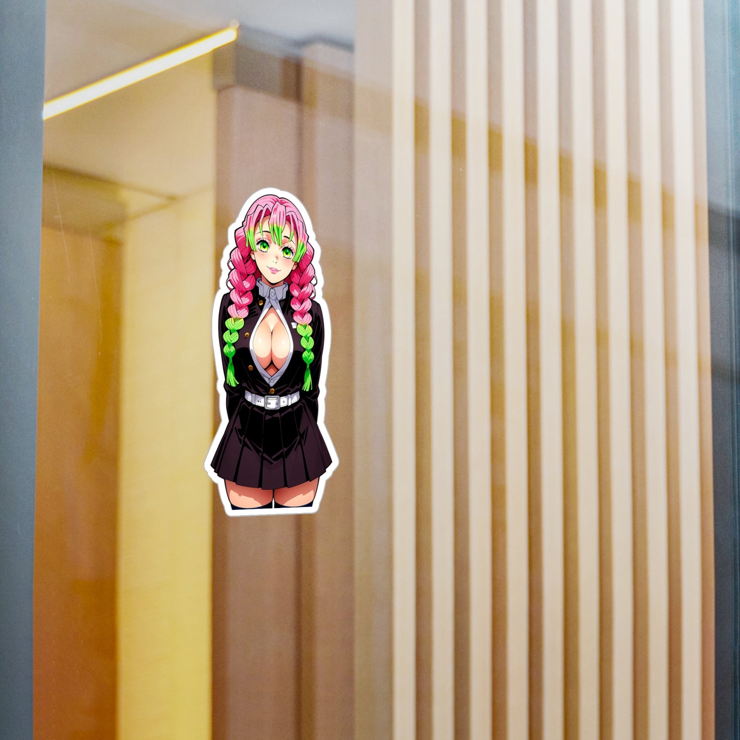 Mitsuri Kanroji - Demon Slayer Waifu - Kiss-Cut Vinyl Decals