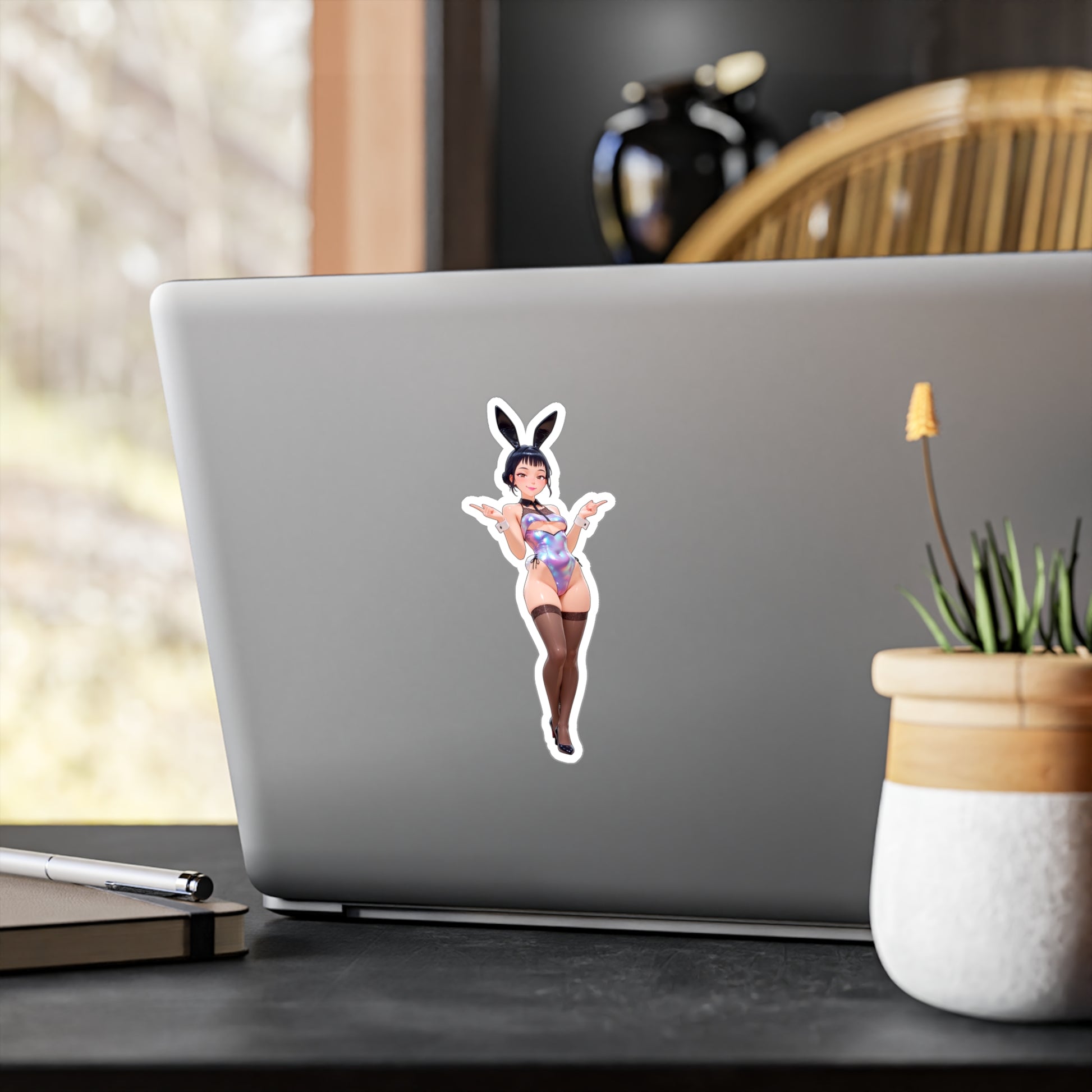 Bunny Girl-Zoey002  Vinyl Sticker - Kiss-Cut Vinyl Decals - AdehnoryGifts