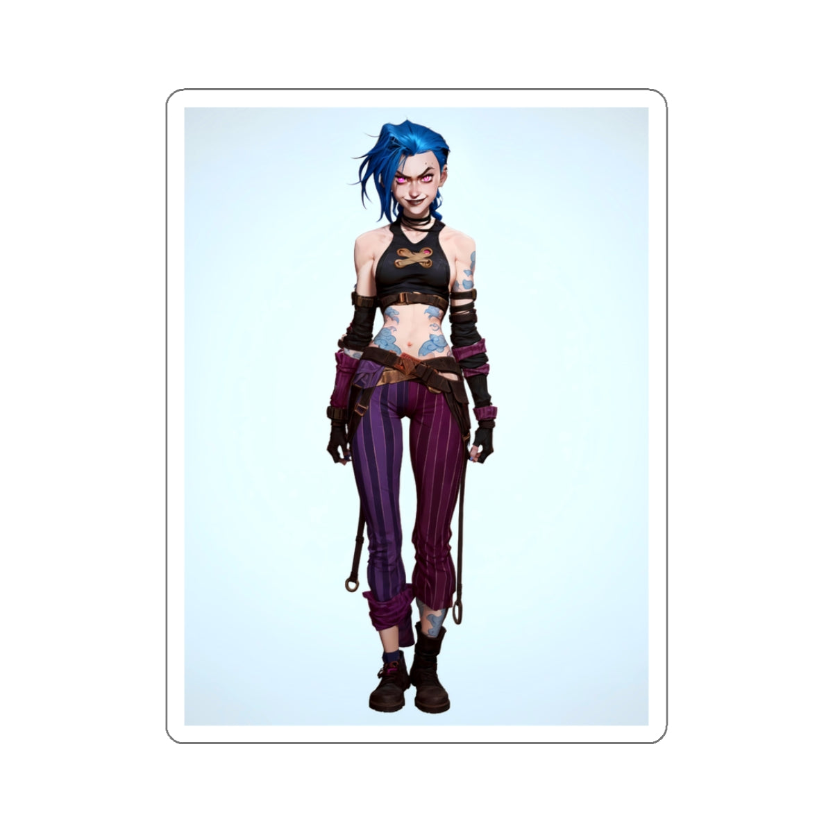 Jinx - Arcane - Anime Stickers-1207 - Kiss-Cut Stickers