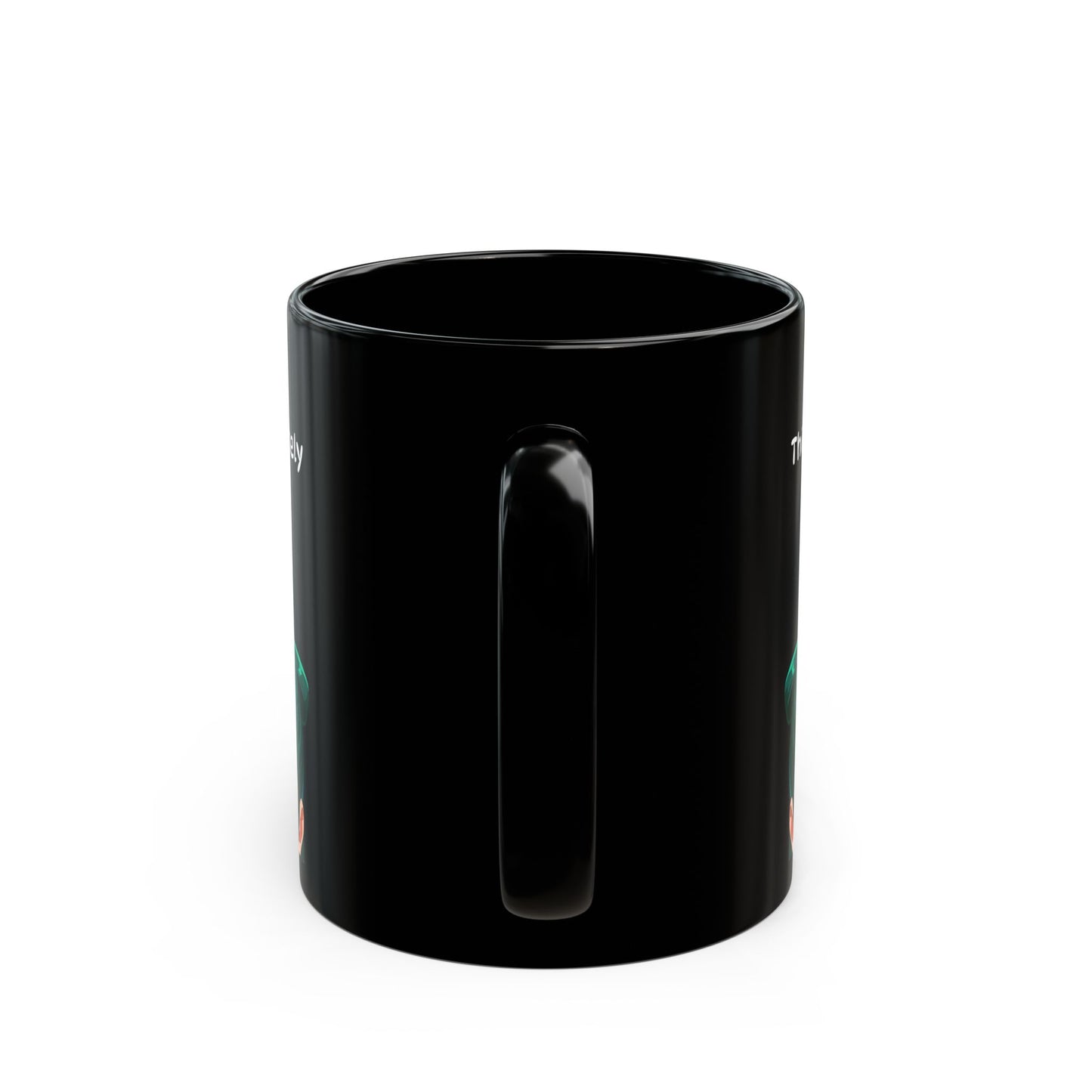 MaoMao Apothecary Diaries Black Ceramic Mug - Glossy Anime Coffee Cup