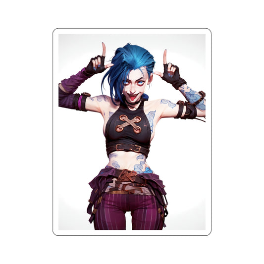 Jinx - Arcane - Anime Stickers-1193 - Kiss-Cut Stickers