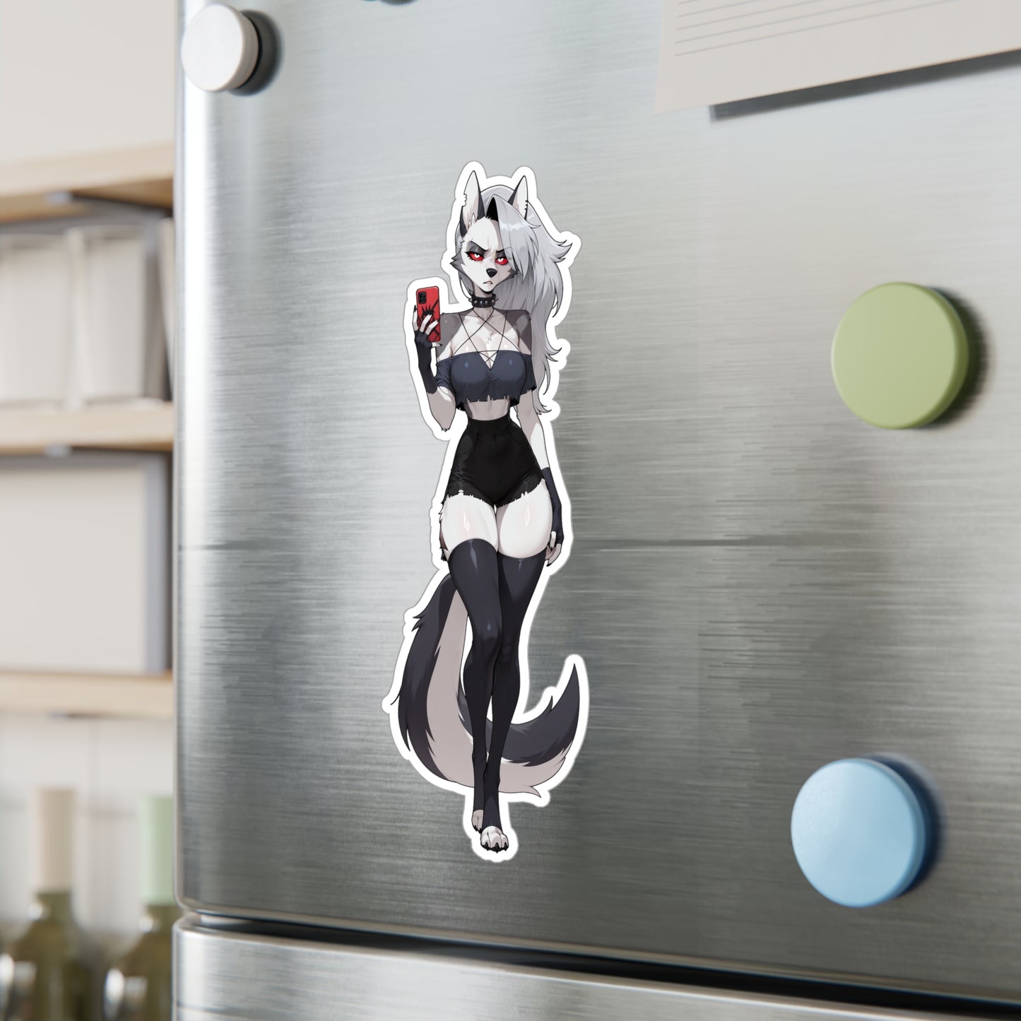 Loona HellHound Waifu - XL Sticker