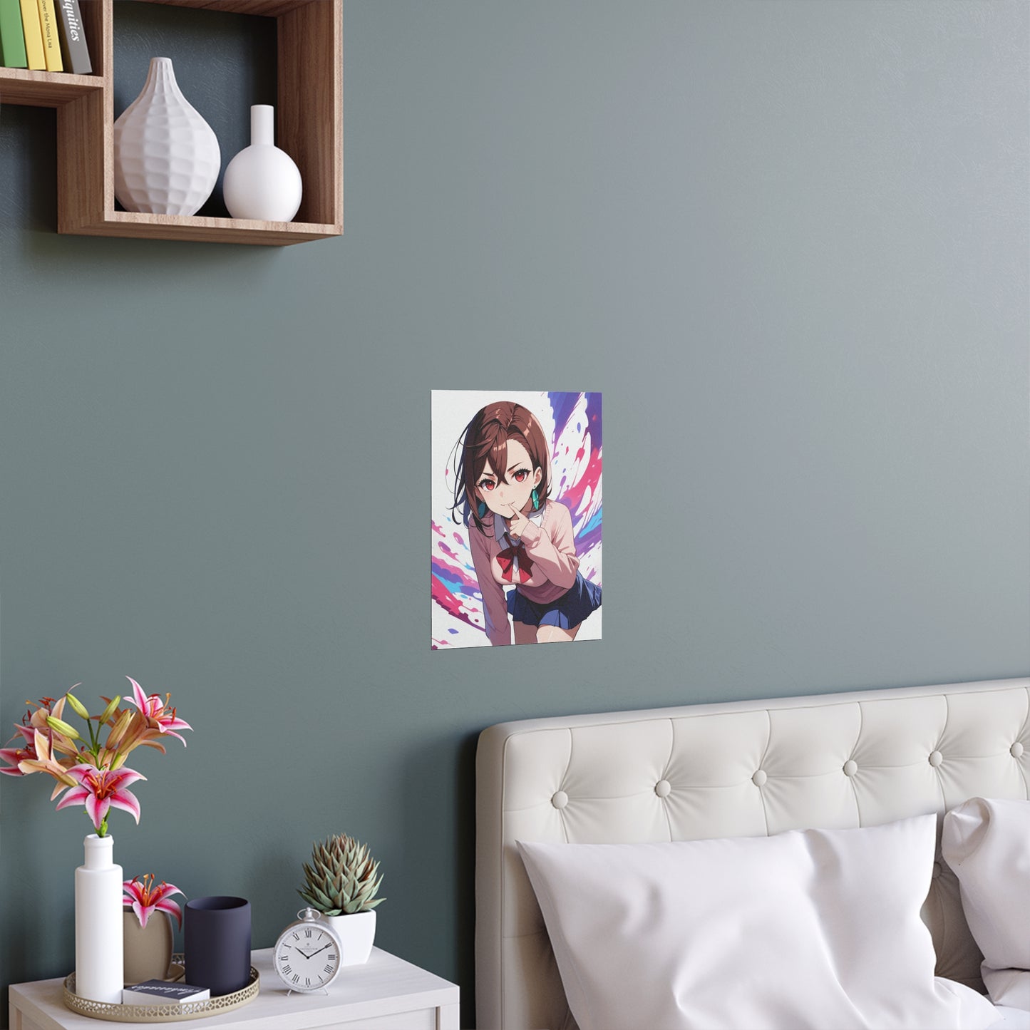 Momo Ayase - DanDaDan - Indoor and Outdoor Silk Posters