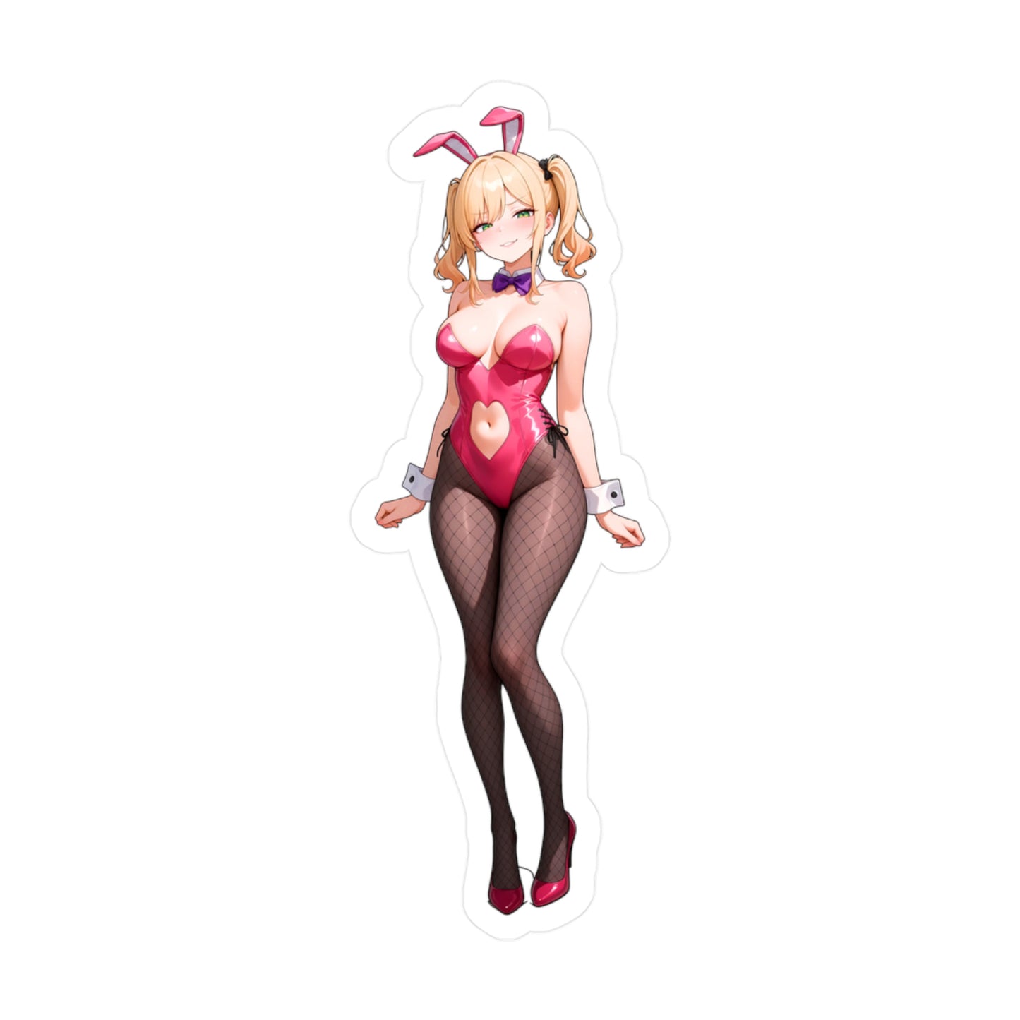 Bunny Girl-001  Vinyl Sticker - Kiss-Cut Vinyl Decals - AdehnoryGifts
