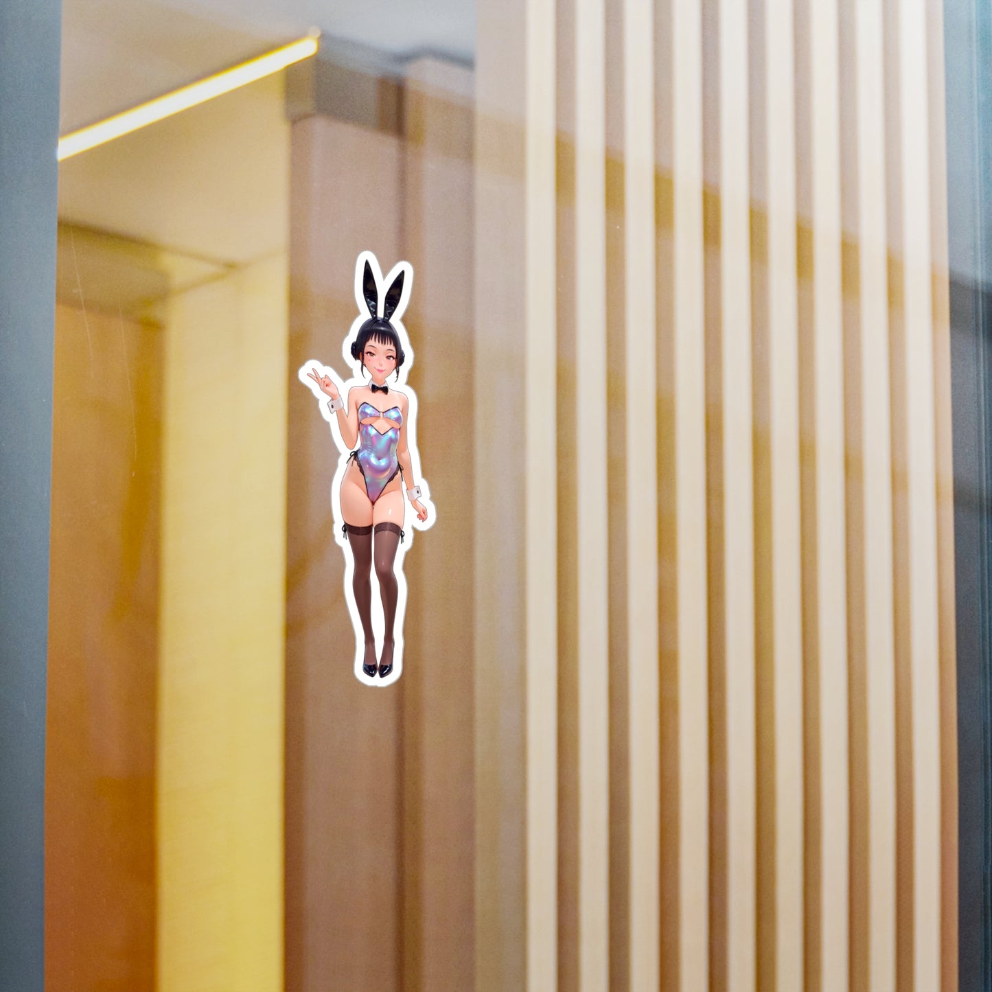 Bunny Girl-Zoey001  Vinyl Sticker - Kiss-Cut Vinyl Decals - AdehnoryGifts
