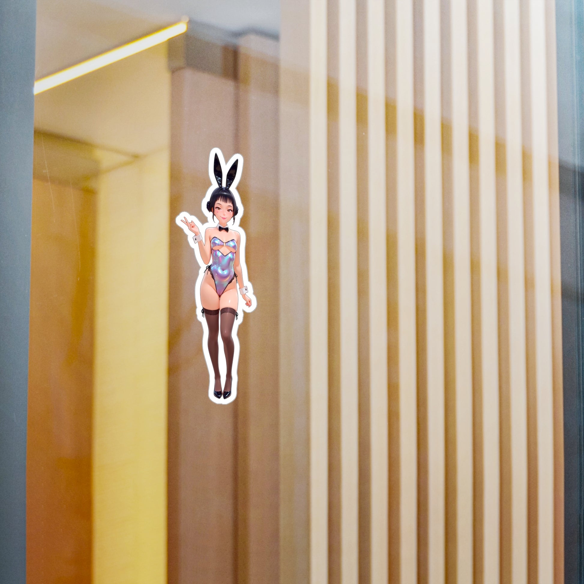 Bunny Girl-Zoey001  Vinyl Sticker - Kiss-Cut Vinyl Decals - AdehnoryGifts