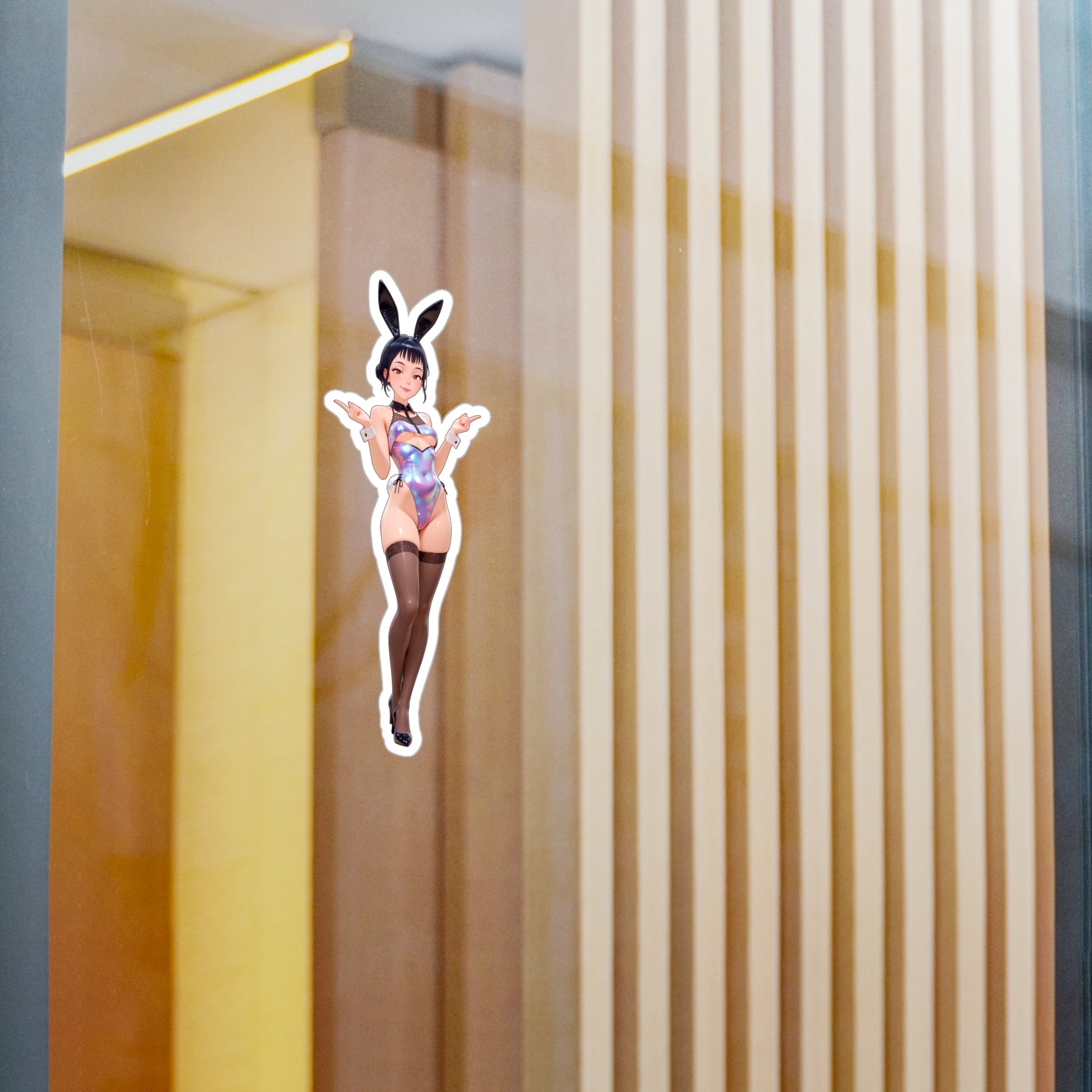 Bunny Girl-Zoey002  Vinyl Sticker - Kiss-Cut Vinyl Decals - AdehnoryGifts