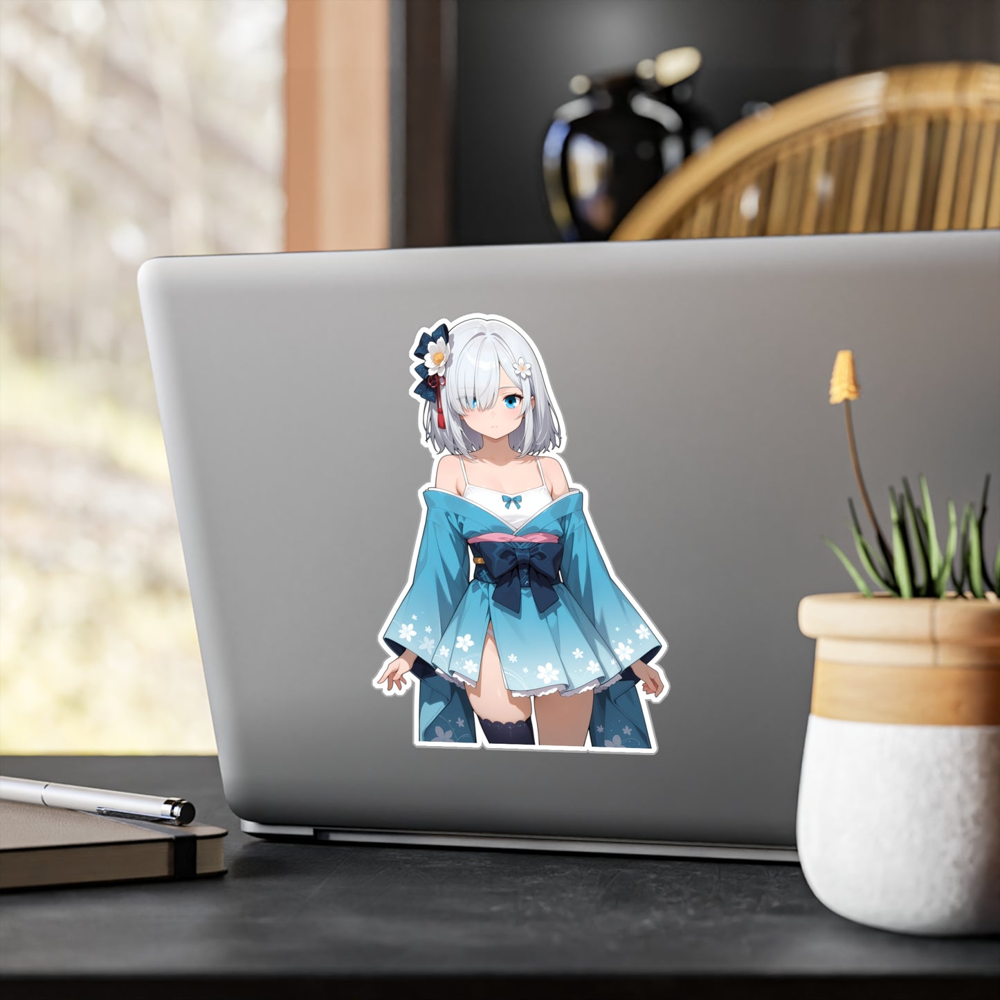 Ren Isuzu001 - Anime Waifu DieCut Stickers