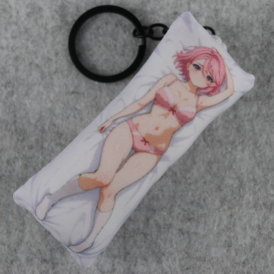 Aira Mini Dakimakura Keychain – Dandadan Anime Plush Charm