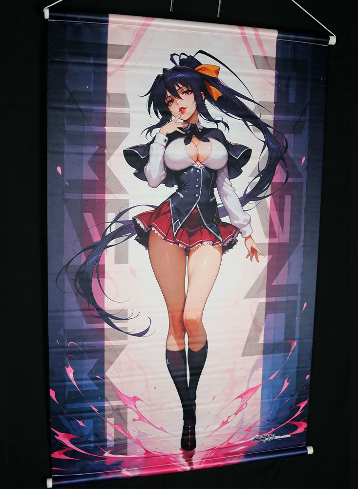 Akeno Himejima003 - High School DxD School Uniform Wall Scroll 50x80cm | Satin Weave Fabric