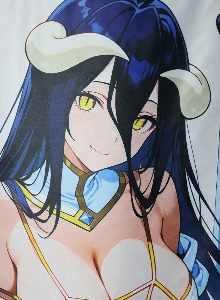 Albedo Wall Scroll001 – Overlord Anime Satin Fabric Poster